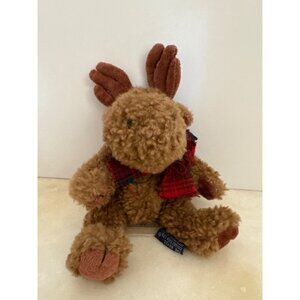 Boyds Collection Ltd. Mandel Bean Series Moose Plush Toy With Scarf
